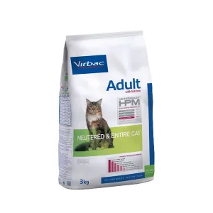 Adult with Salmon Neutered& Entire Cat